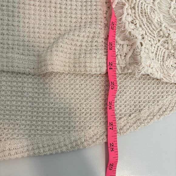 ANDTHEWHY Cream Lace Long Sleeve‎ Top Blouse - S - Picture 6 of 7